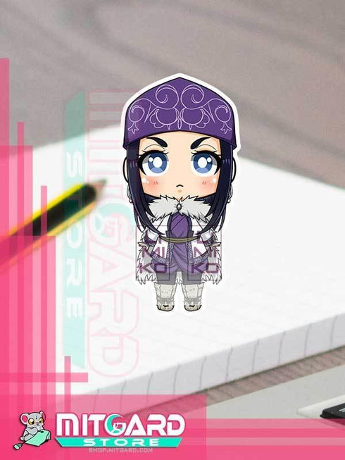 GOLDEN KAMUY Asirpa Sticker vinil adhesive anime by Limiko’s Art - 1